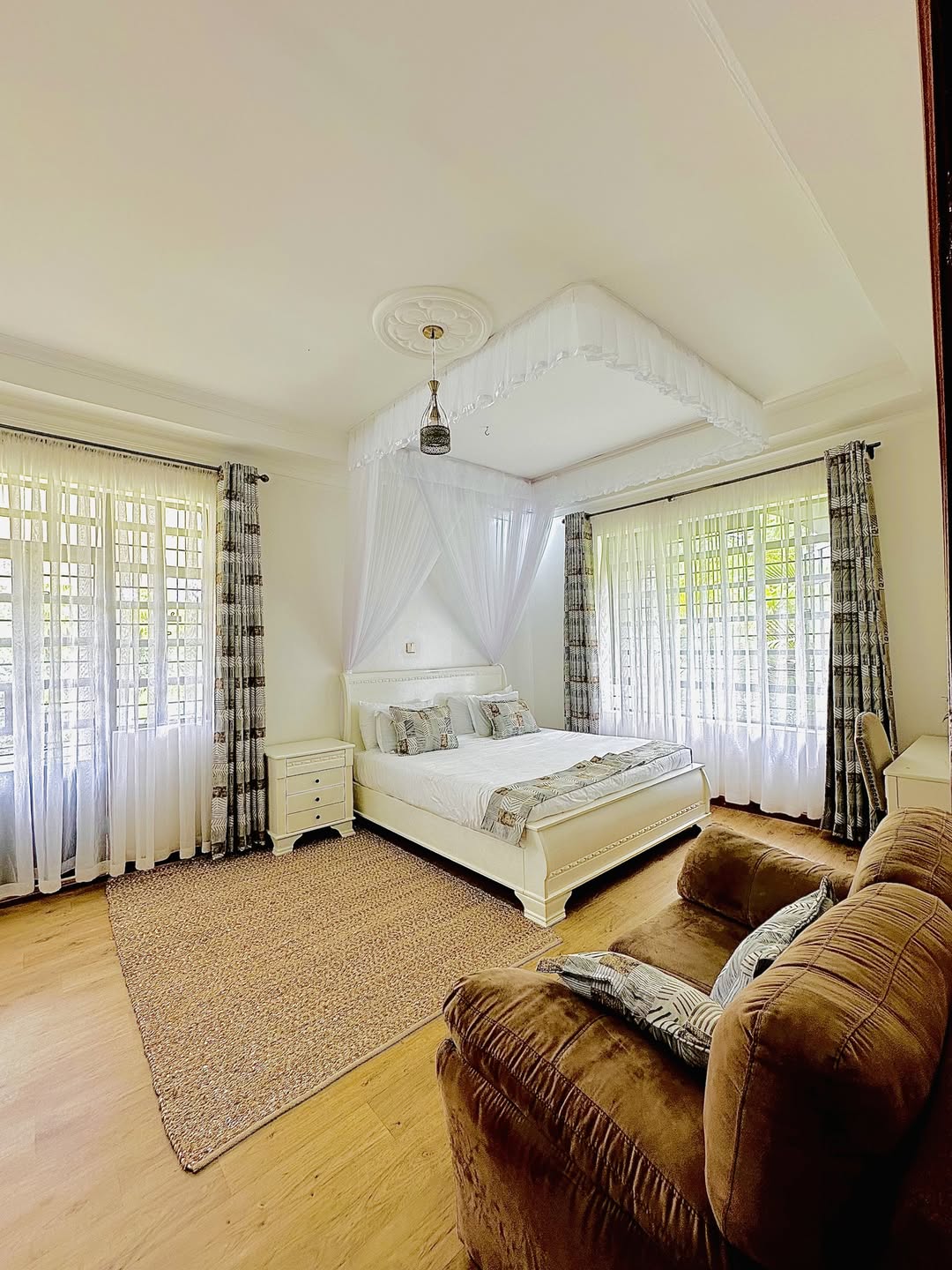 Bedroom suite with luxury amenities