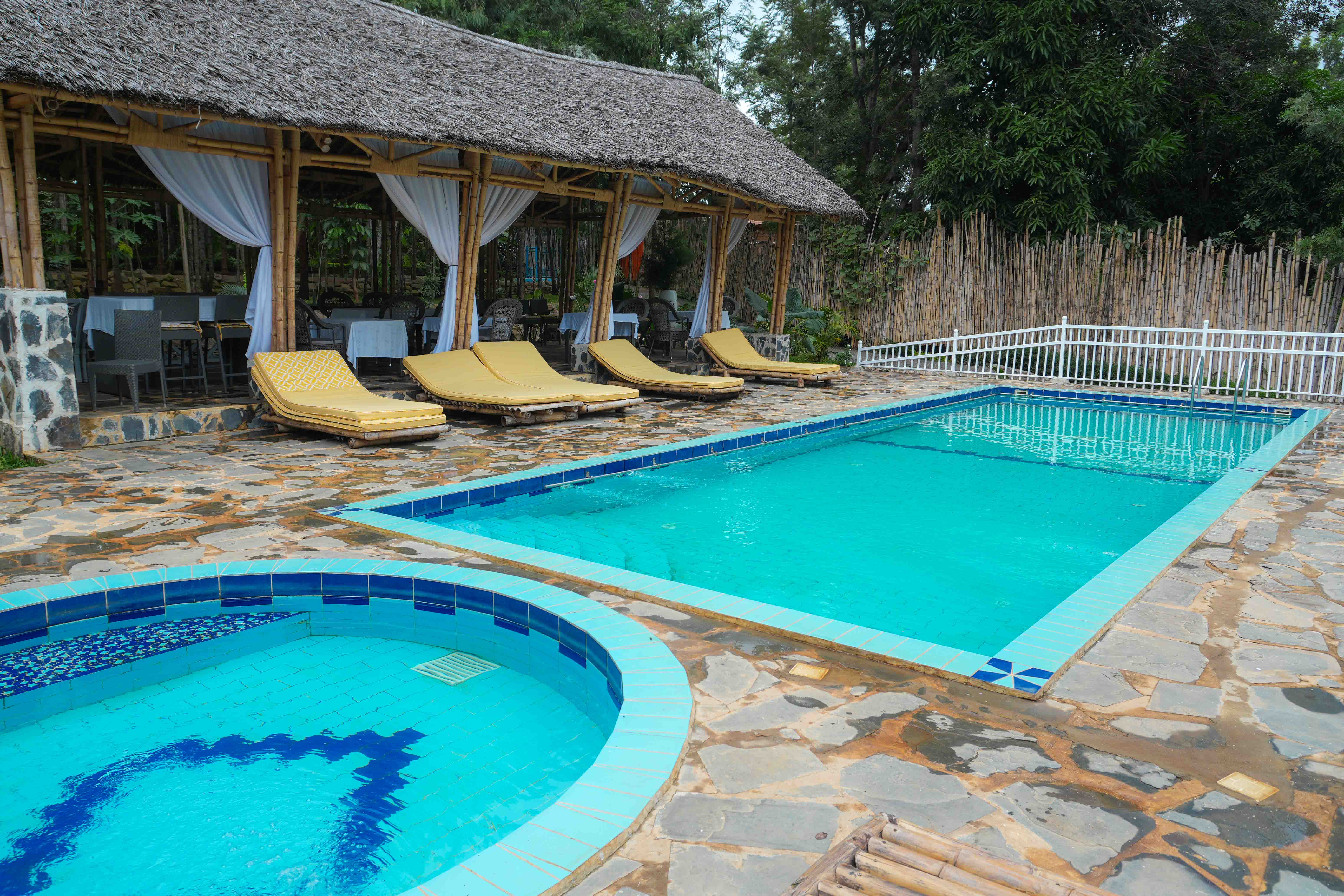 Swimming pool and outdoor area